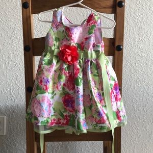 Floral toddler dress, size 18m